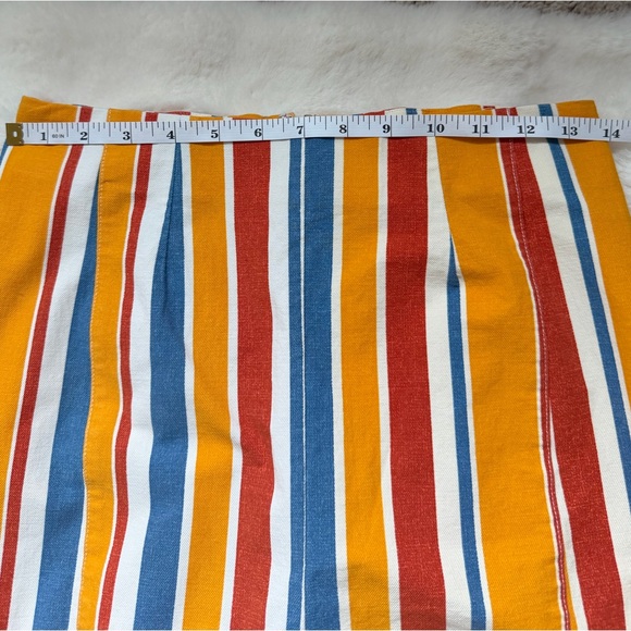 Free People Real Deal Colorful Hippie Retro Stretch Striped Flare Pants-M - Picture 14 of 15